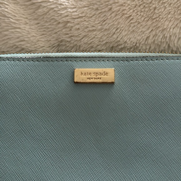 Kate Spade eggshell blue wallet, EUC - Picture 2 of 8